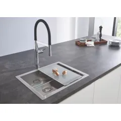 Grohe Dřezová baterie s flexibilním ramenem s přepínačem, chrom 30294000