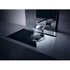 Axor Umyvadlová baterie s výpustí Push-Open, chrom/zrcadlové sklo 47010000