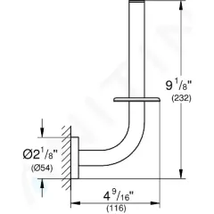 Grohe Držák toaletního papíru, chrom 40385001