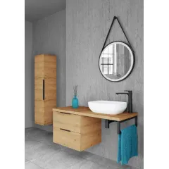 kielle Vysoká skříňka závěsná 155x35x35 cm, karamel 50224011