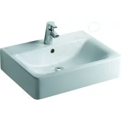 Ideal Standard Umyvadlo Cube, 60x46x18 cm, s přepadem, otvor pro baterii, bílá E714101
