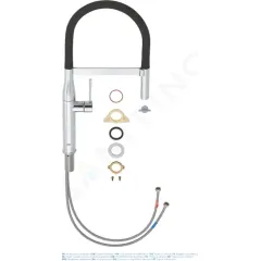 Grohe Dřezová baterie s flexibilním ramenem s přepínačem, chrom 30294000