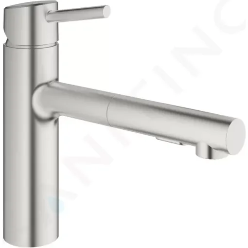 Grohe Páková dřezová baterie, supersteel 30273DC1