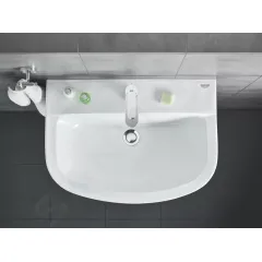Grohe Umyvadlo 61x44 cm, s přepadem, 1 otvor pro baterii, alpská bílá 39421000