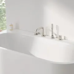 Grohe Baterie na okraj vany, 4-otvorová instalace, supersteel 19578DC1