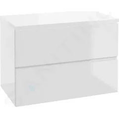 kielle Skříňka včetně desky pod umyvadlo 80x55x46 cm, lesklá bílá 50002S820