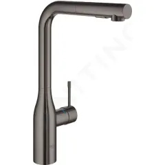 Grohe Dřezová baterie s výsuvnou sprškou, tmavý grafit 30270A00