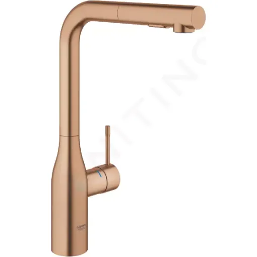 Grohe Dřezová baterie s výsuvnou sprškou, kartáčovaný Warm Sunset 30270DL0