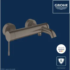 Grohe Vanová baterie, kartáčovaný tmavý grafit 33624AL1