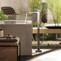 Hansgrohe Páková vanová baterie na podlahu, chrom 32532000