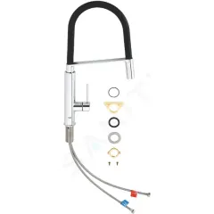 Grohe Dřezová baterie s flexibilním ramenem s přepínačem, chrom 31491000