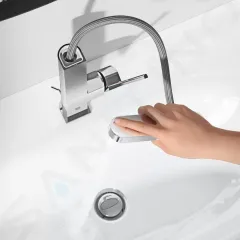 Grohe Umyvadlová baterie L, s výpustí a výsuvnou koncovkou, chrom 23843003