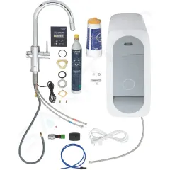 Grohe Dřezová baterie Connected, s chladícím zařízením a filtrací, chrom 31541000
