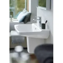 Duravit Umyvadlo 650x500 mm, s přepadem, s otvorem pro baterii, bílá 2331650000