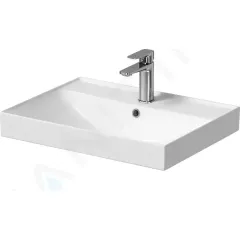 kielle Umyvadlo 60x45 cm, s přepadem, s otvorem pro baterii, bílá 30611600