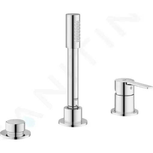 Grohe Baterie na okraj vany, 3-otvorová instalace, chrom 19965001