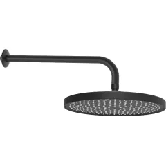 kielle Hlavová sprcha 300, sprchové rameno 350 mm, matná černá 20127SE4