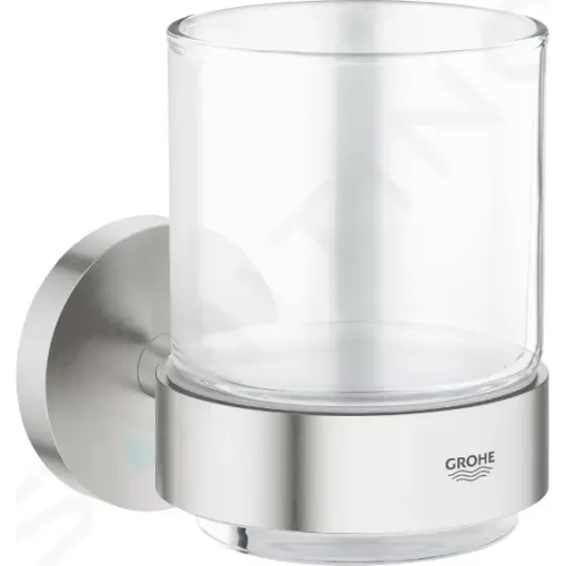 Grohe Sklenička s držákem, supersteel 40447DC1