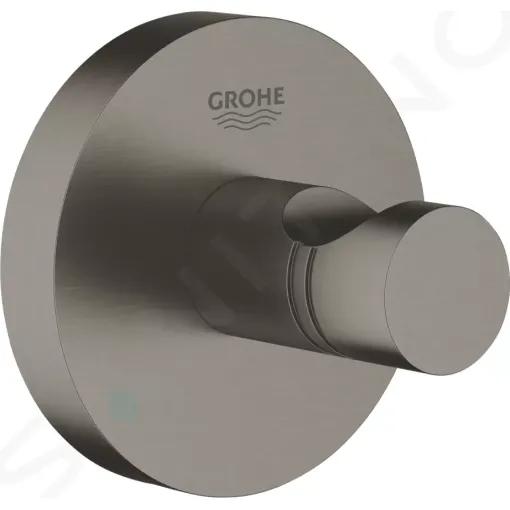 Grohe Háček na koupací plášť, kartáčovaný tmavý grafit 40364AL1