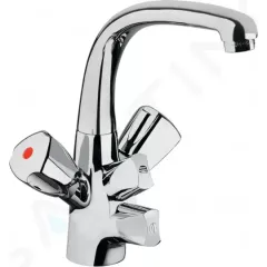 Kludi Dřezová baterie se dvěma kohouty, chrom 317110515