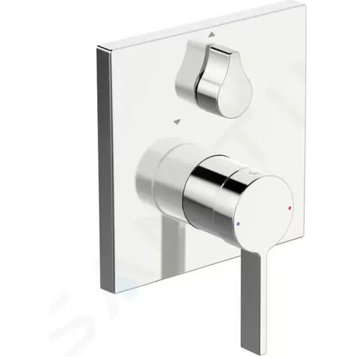 Hansa Baterie pod omítku pro 2 spotřebiče, s přepínačem, chrom 87609003
