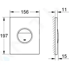 Grohe Ovládací tlačítko, alpská bílá 38765SH0