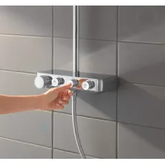 Grohe Sprchový set Cube 310 Duo s termostatem, 2 proudy, chrom 26508000