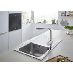Grohe Dřezová baterie s výsuvnou koncovkou, chrom 32168000