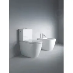 Duravit WC kombi mísa, s HygieneGlaze, alpská bílá 2170092000
