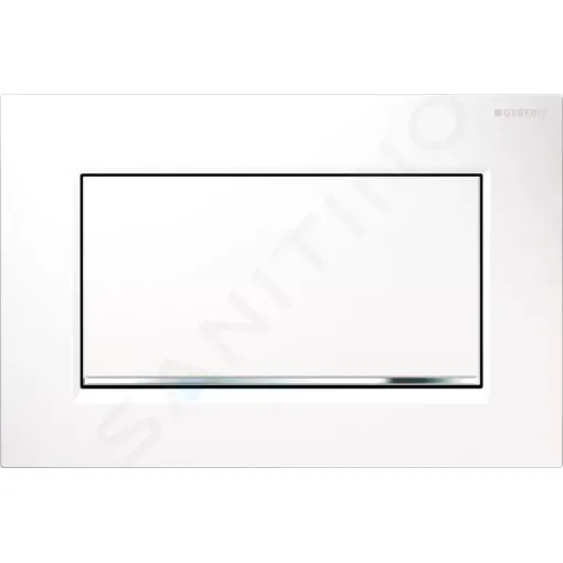 Geberit Ovládací tlačítko splachování, bílá/chrom 115.893.KJ.1
