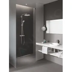 Grohe Sprchový set 310 s termostatem, 3 proudy, supersteel 26075DC0