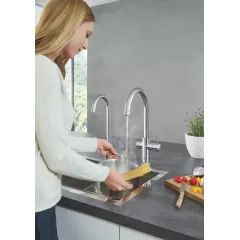 Grohe Dřezový ventil Mono Connected, s chladícím zařízením a filtrací, chrom 31498001