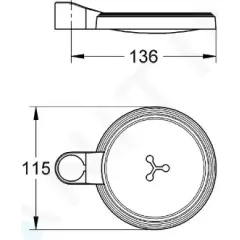 Grohe Miska na mýdlo 27206000