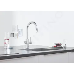 Grohe Dřezová baterie Connected, s chladícím zařízením a filtrací, chrom 31541000