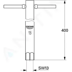 Grohe Montážní klíč 19017000