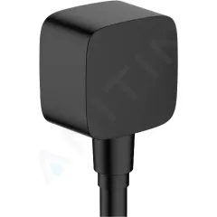 Hansgrohe Sprchové kolínko se zpětným ventilem, matná černá 26457670