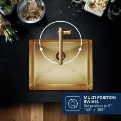 Grohe Dřezová baterie, kartáčovaný Cool Sunrise 30269GN0