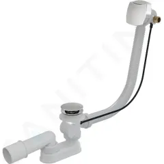 kielle Vanová odtoková a přepadová souprava s napouštěním, délka 570 mm, chrom 11601030