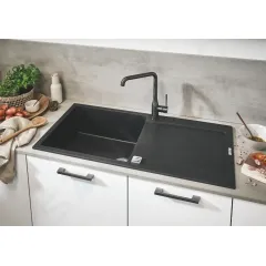 Grohe Dřezová baterie, kartáčovaný tmavý grafit 30269AL0