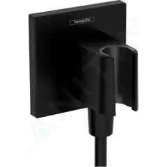 Hansgrohe Sprchové kolínko s držákem, matná černá 26889670