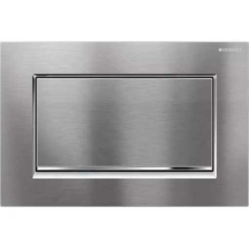 Geberit Ovládací tlačítko splachování, kartáčovaný chrom/chrom 115.893.KX.1