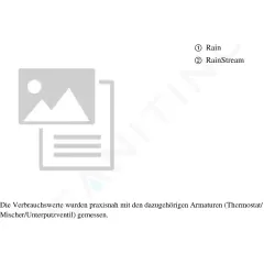 Hansgrohe Hlavová sprcha 460, 2 proudy, sprchové rameno 46 cm, černá/chrom 24005600