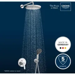 Grohe Sprchový set pod omítku, průměr 25 cm, 2 proudy, chrom 25292000