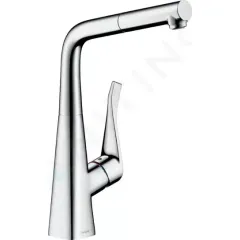 Hansgrohe Dřezová baterie s výsuvnou koncovkou, chrom 14821000