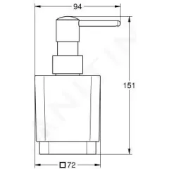 Grohe Dávkovač tekutého mýdla, chrom 40805000