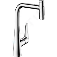 Hansgrohe Dřezová baterie M5117-H300 s výsuvnou sprškou, sBOX, chrom 73867000