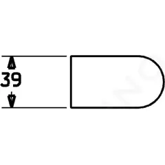 Hansa Držák sprchy, chrom 44240100