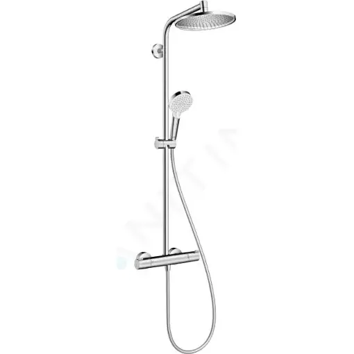 Hansgrohe Sprchový set S 240 Showerpipe s termostatem, EcoSmart 9 l/min, chrom 27268000