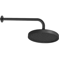 kielle Hlavová sprcha 225, sprchové rameno 350 mm, matná černá 20127SE14