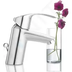 Grohe Páková umyvadlová baterie S, s výpustí, chrom 33265002